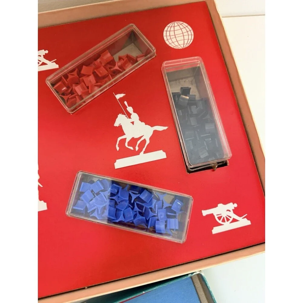 Vintage 1968 Risk Parker Brothers Continental Board Game Made USA Complete
